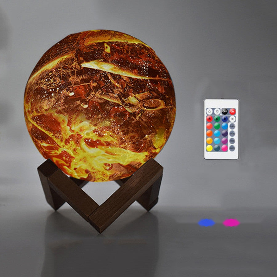 The Flame LED Night Light — 3D Painted Touch Lamp