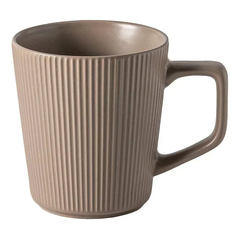 The Nordic Ribbed Ceramic Mug