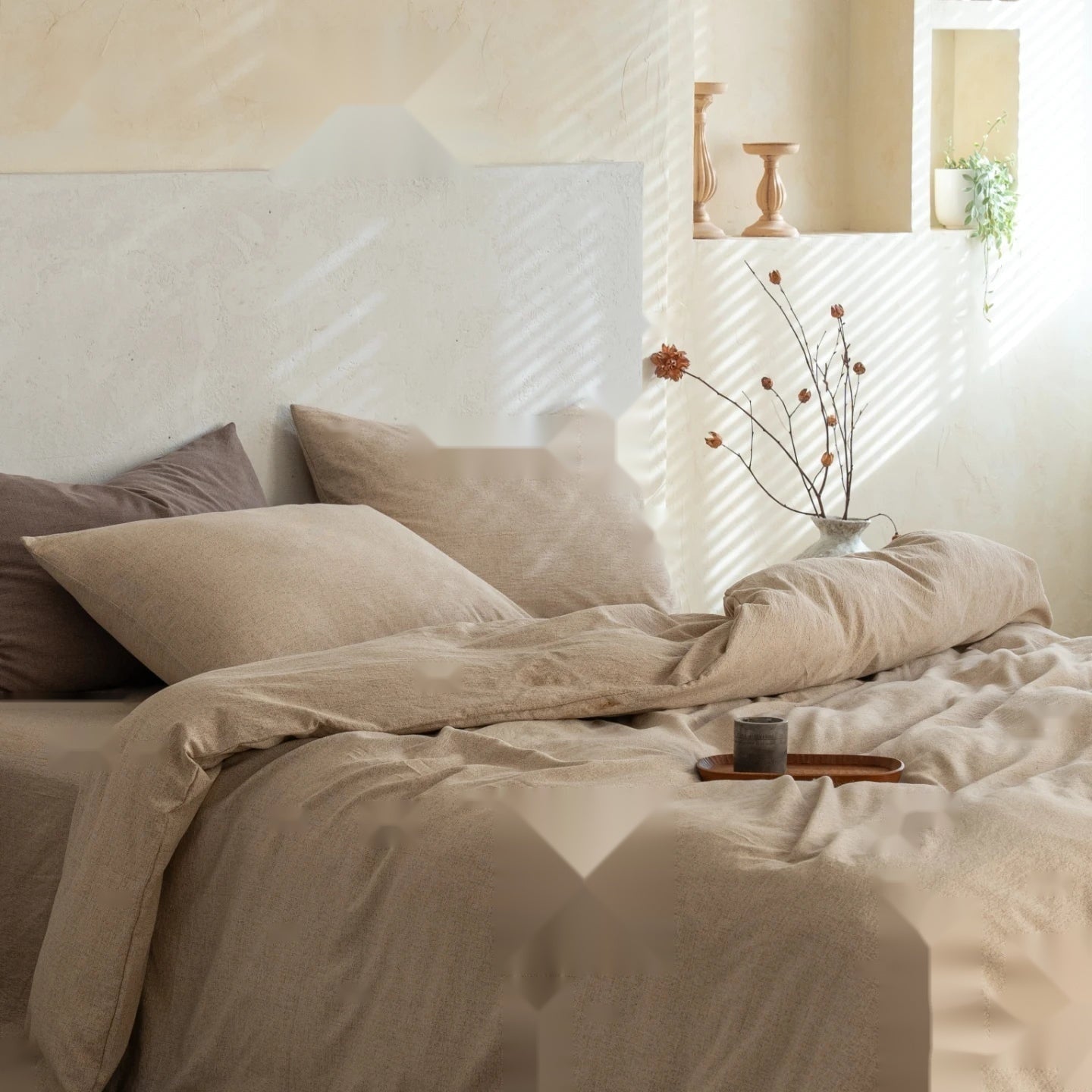 The Organic Modern Linen Bed Collection