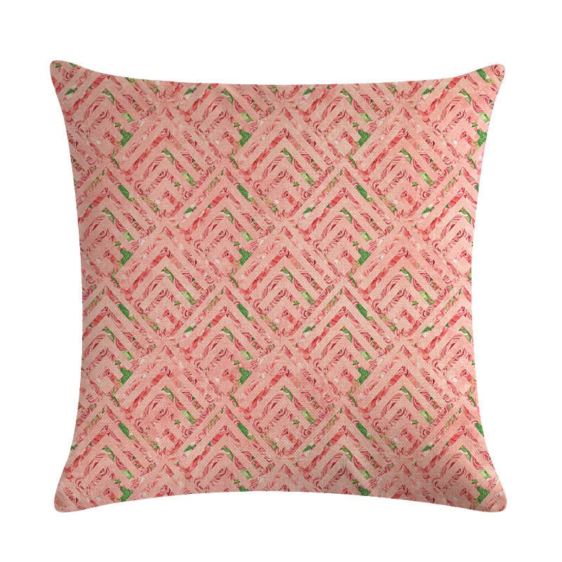 The Floral Cushion Cover — Botanical Print, 45×45cm