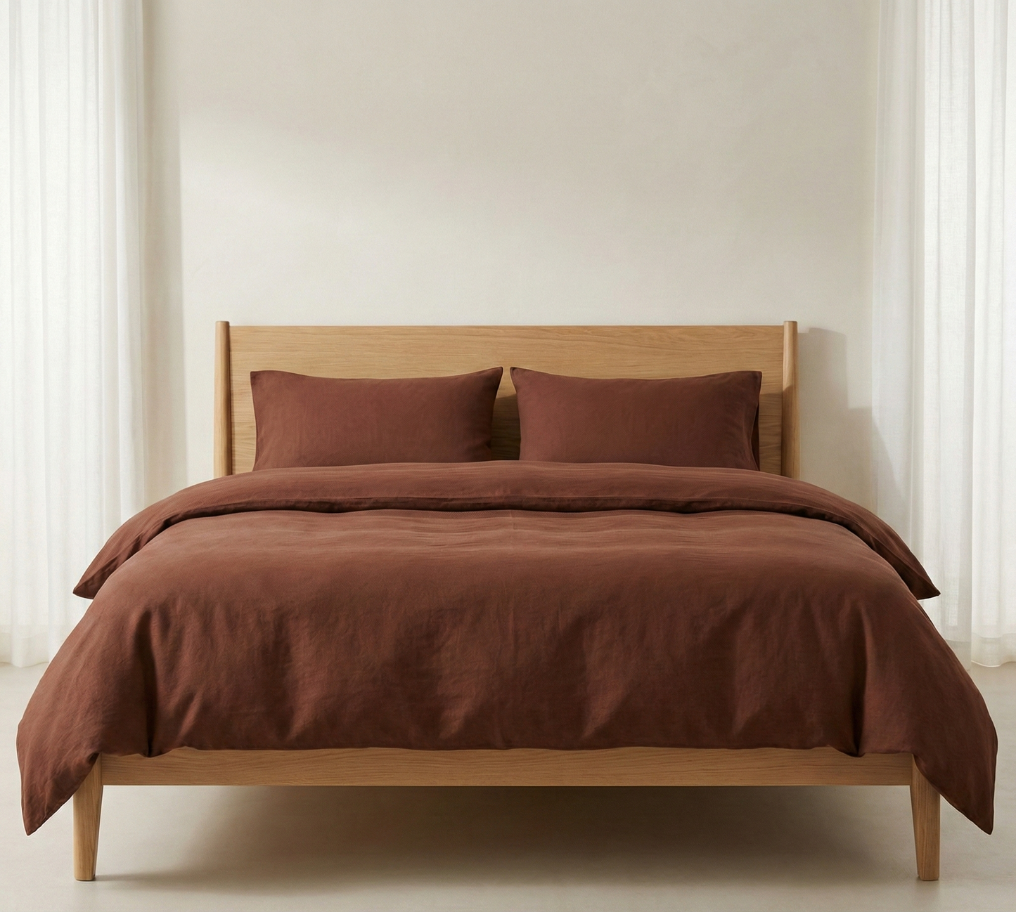 The Linen Cotton Duvet Cover — Natural Breathability-2