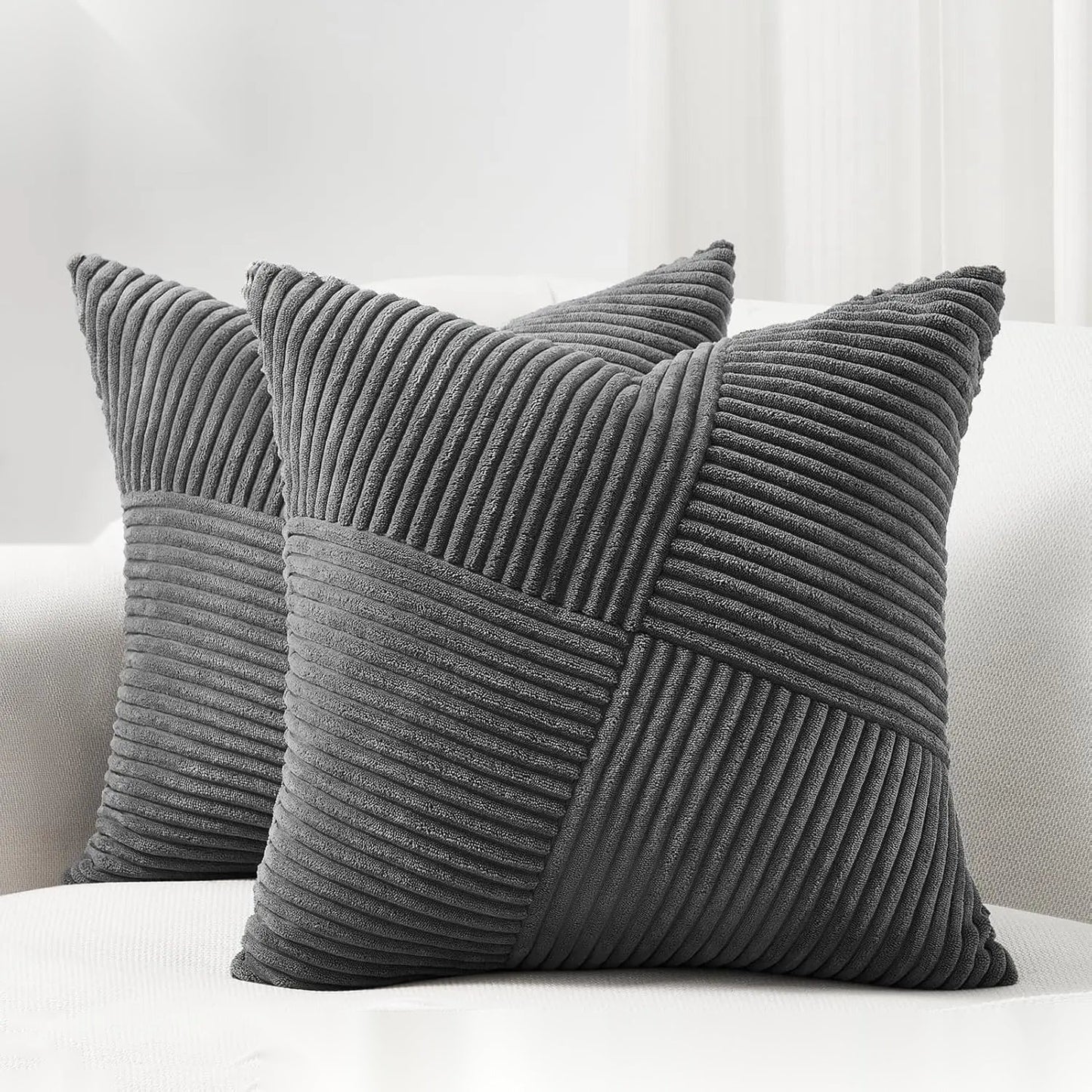 The Organic Textured Throw Pillow Cover