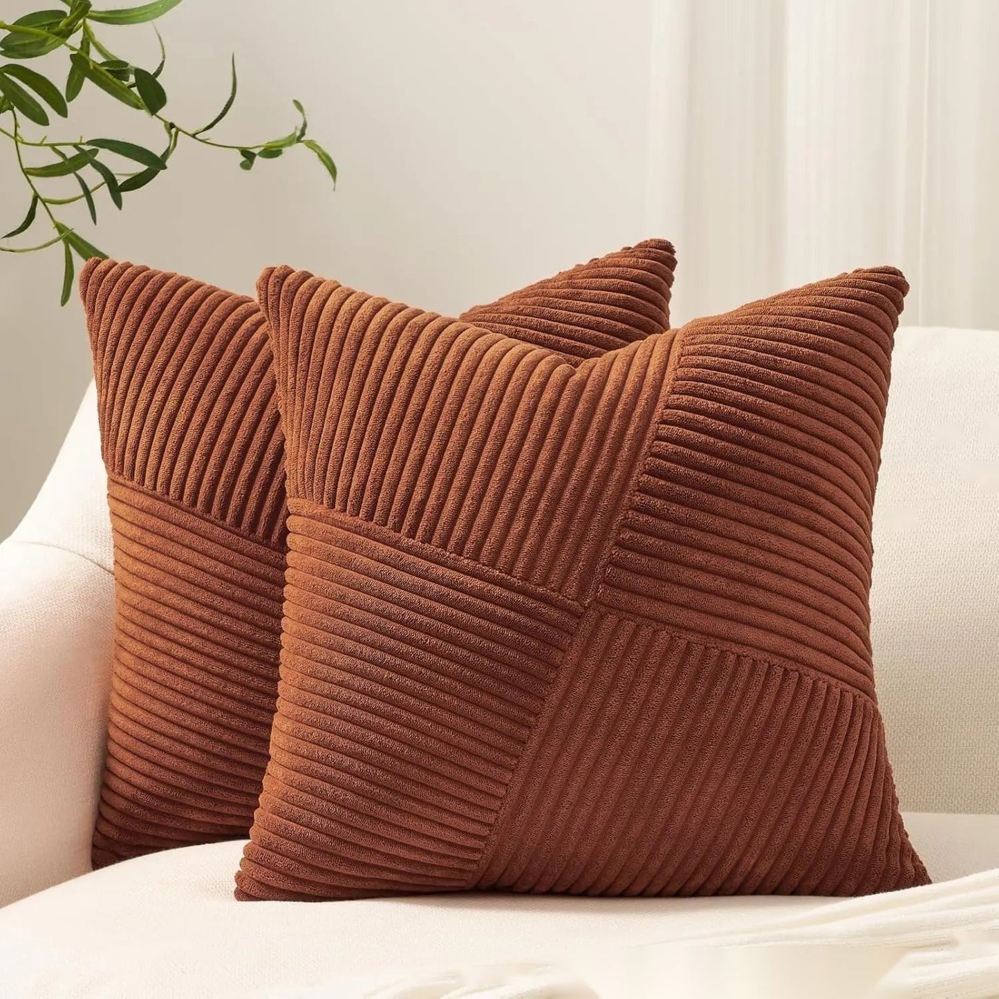 The Organic Textured Throw Pillow Cover