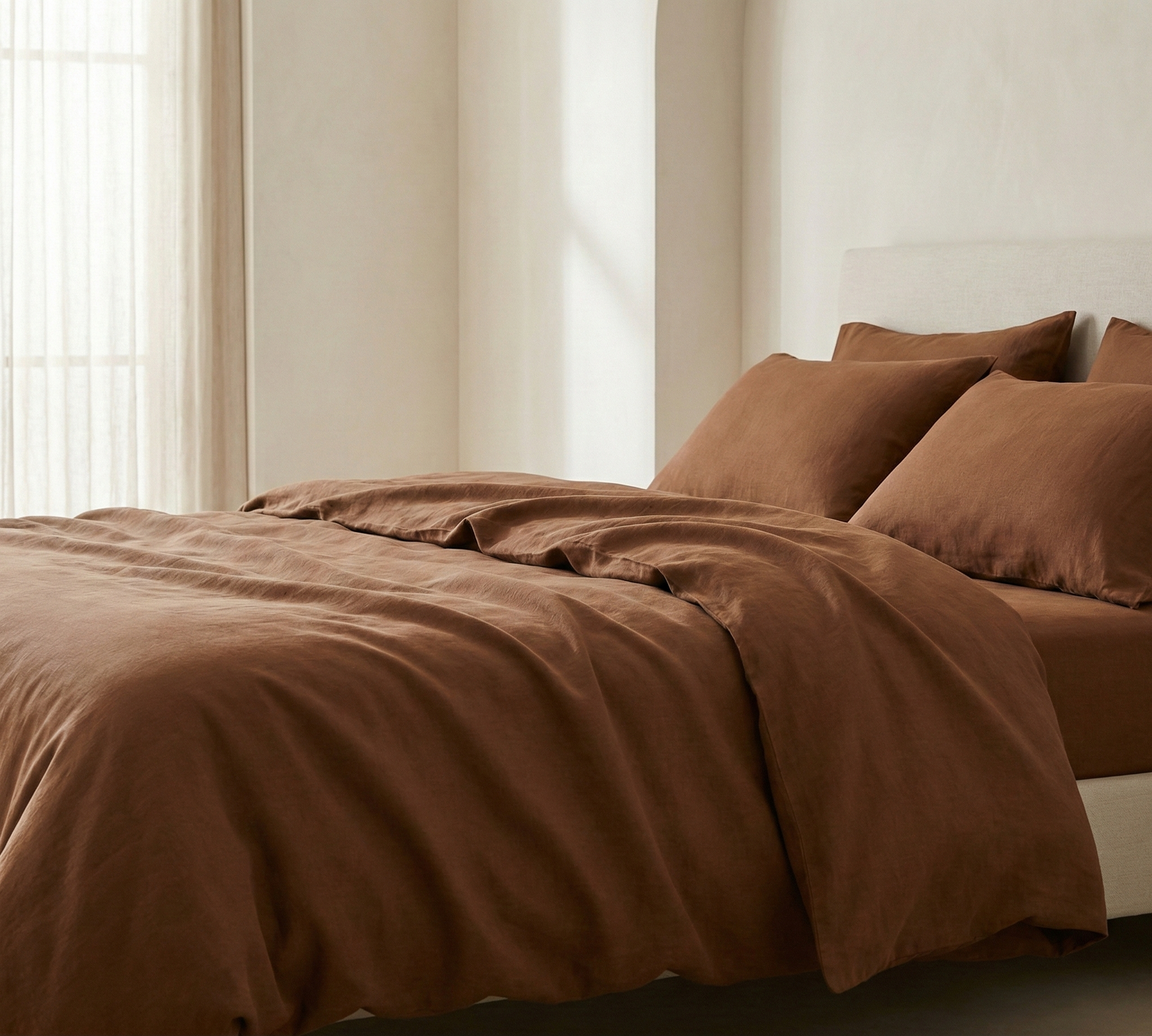 The Linen Cotton Duvet Cover — Natural Breathability-4