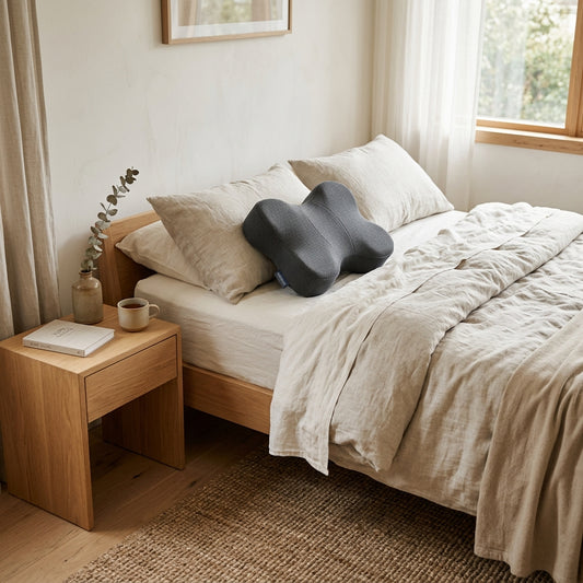 Minimalist Japandi ergonomic memory foam cloud rest pillow