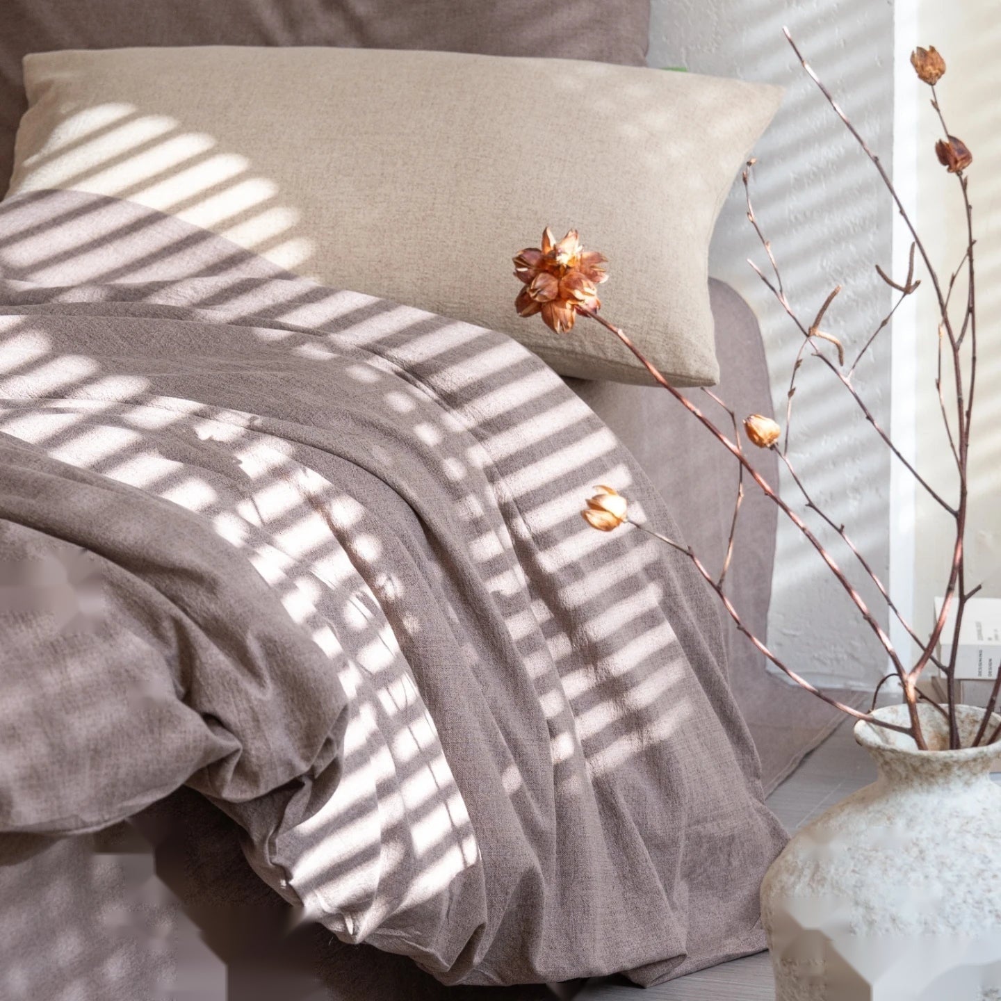 The Organic Modern Linen Bed Collection