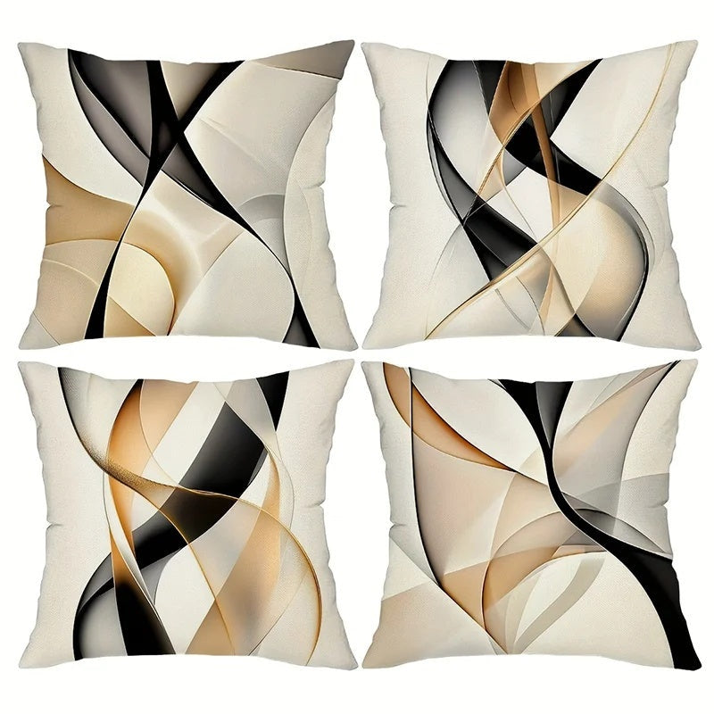 The Organic Geometric Textured Pillow Covers