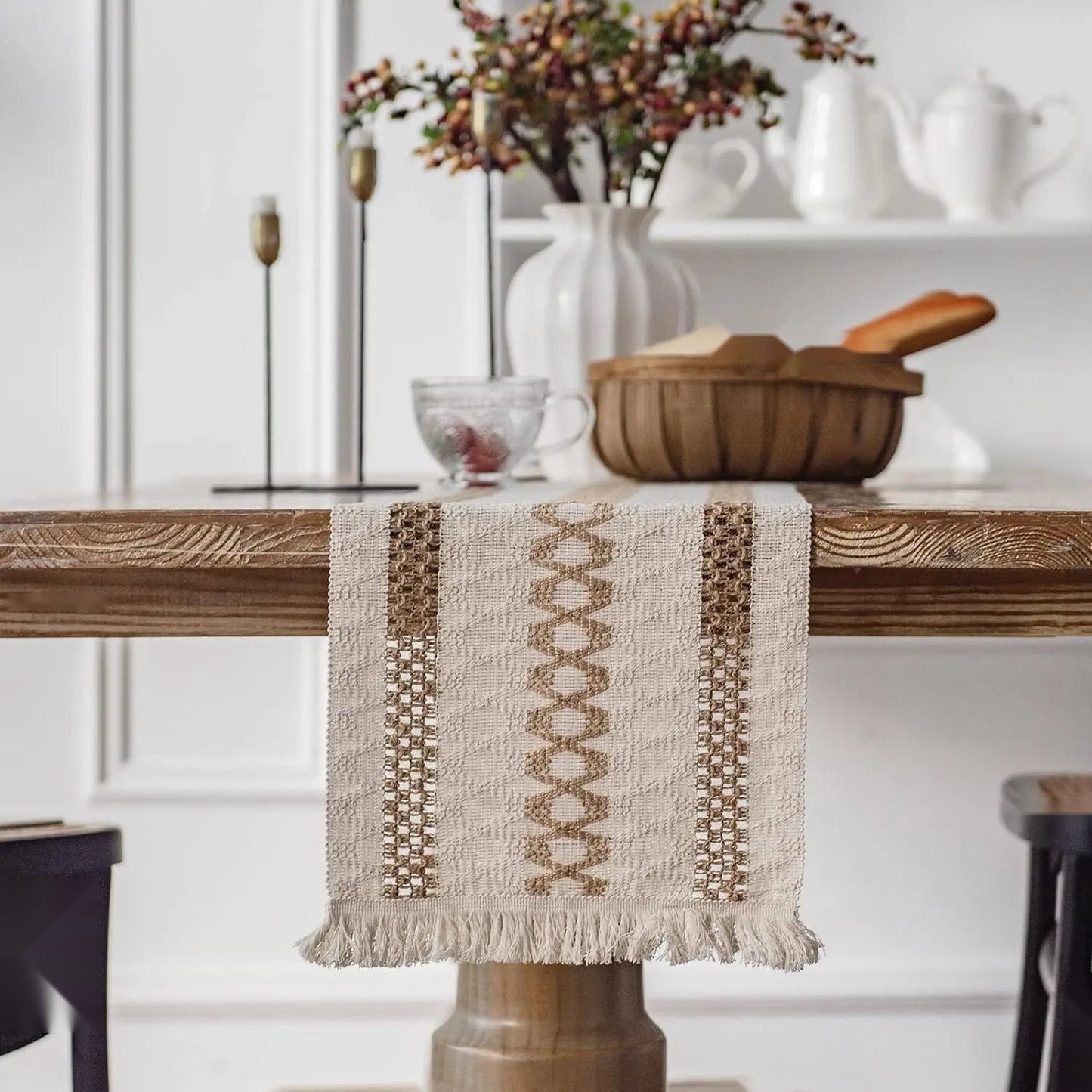 The Minimalist Woven Linen Table Runner