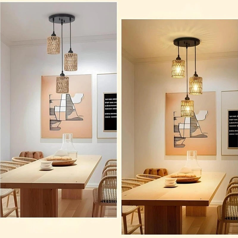 The Organic Woven Pendant Shade