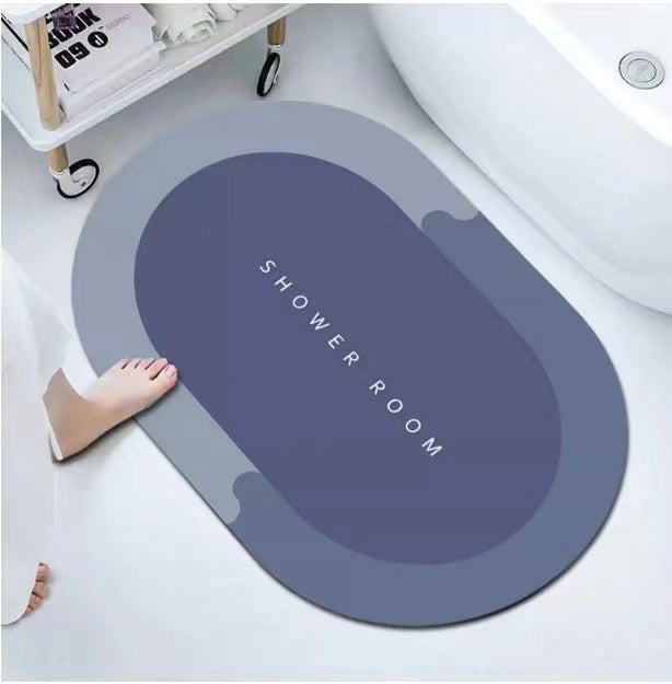 Diatom Bath Mat, Quick-Dry, Minimalist, Japandi Bathroom Decor, TerraNest Studio