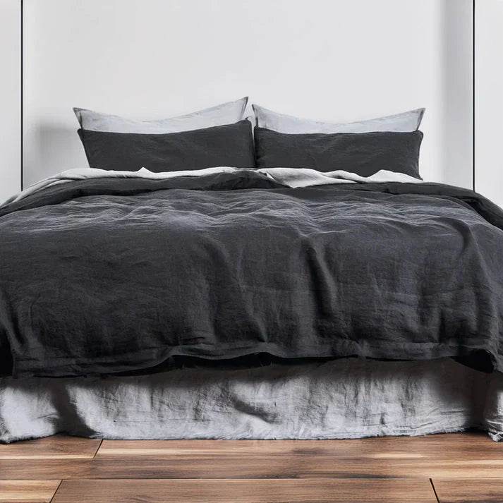 The Linen Cotton Duvet Cover — Natural Breathability-14