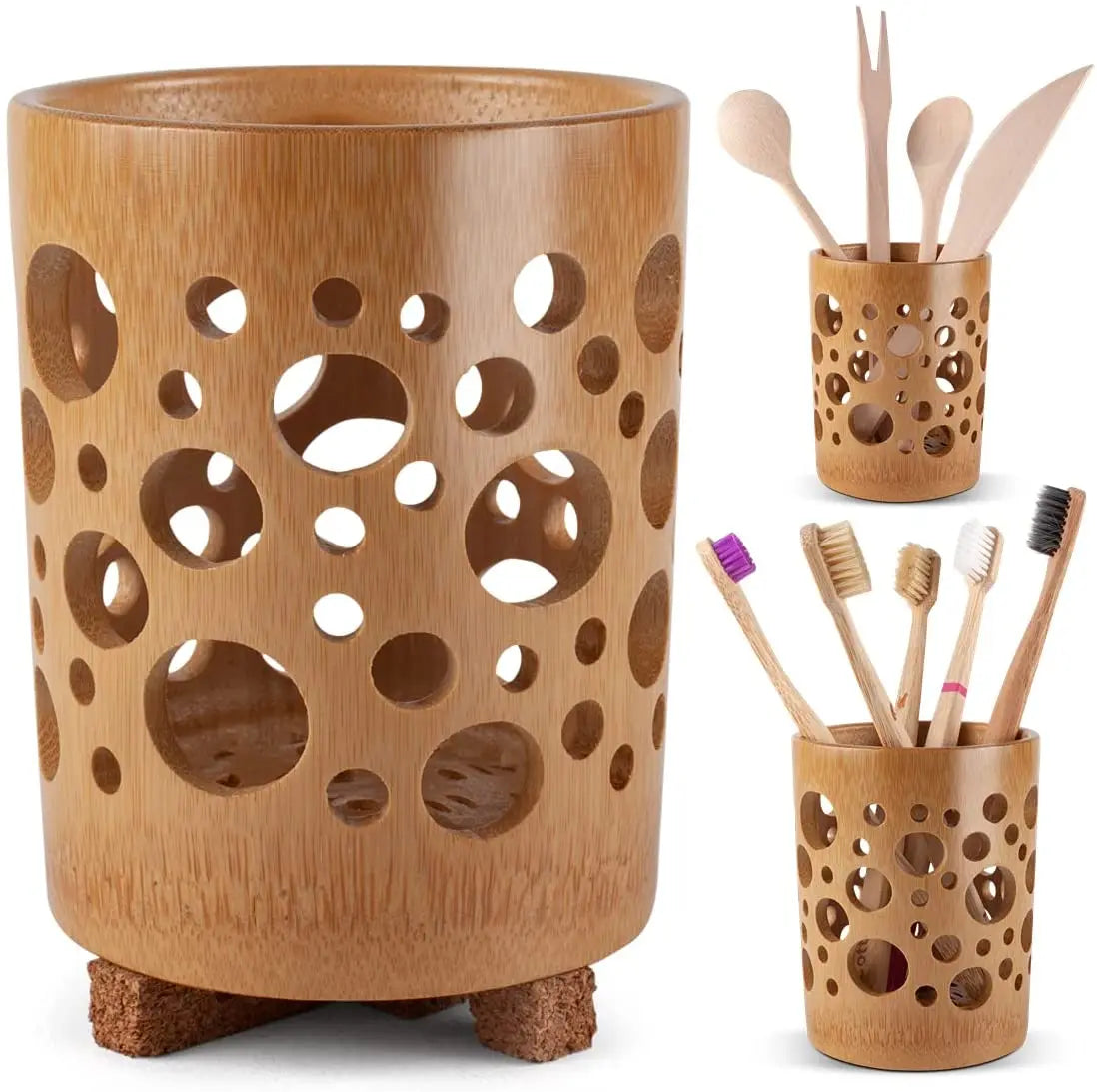The Organic Bamboo Toothbrush Cup