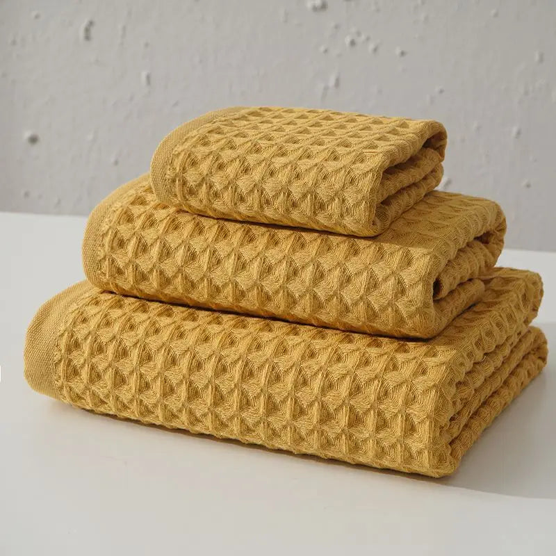 The Organic Cotton Waffle Towel
