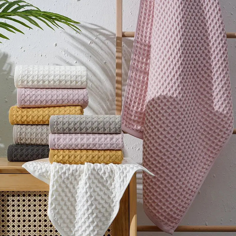 The Organic Cotton Waffle Towel