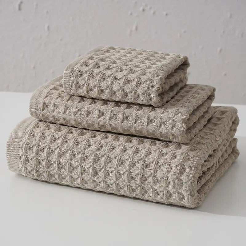 The Organic Cotton Waffle Towel