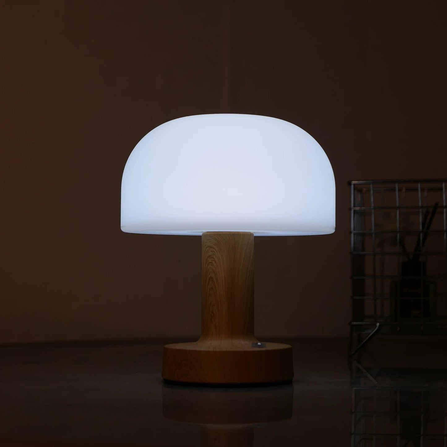The Mushroom Lamp — USB Rechargeable Touch Light with Stepless Dimming