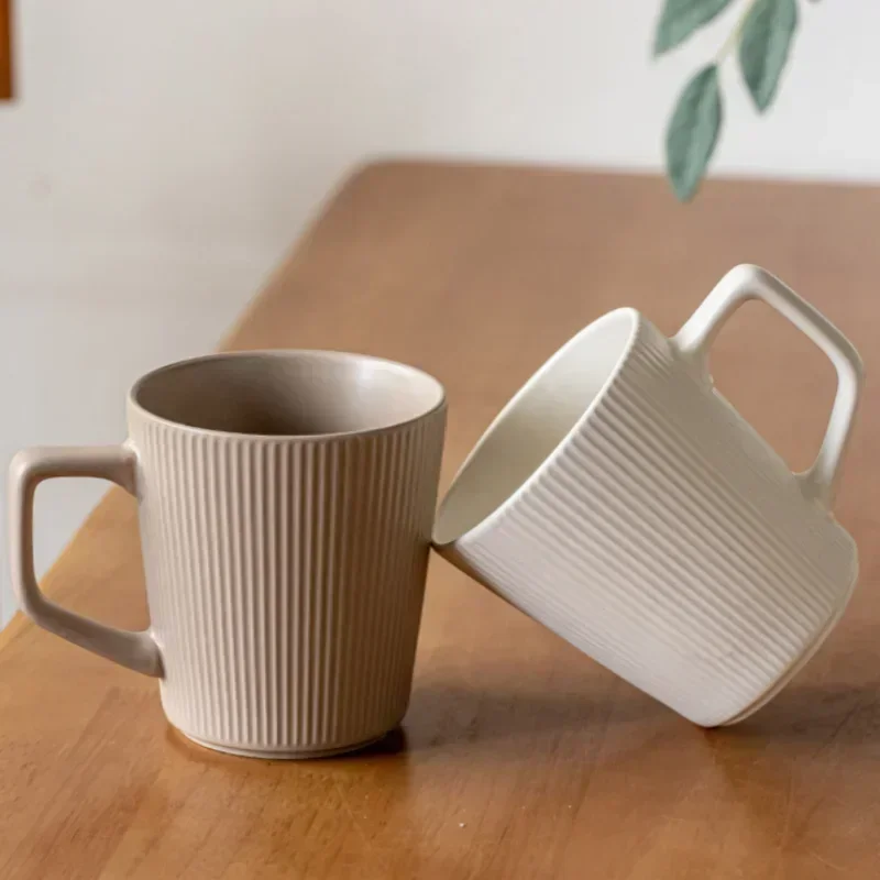 The Nordic Ribbed Ceramic Mug