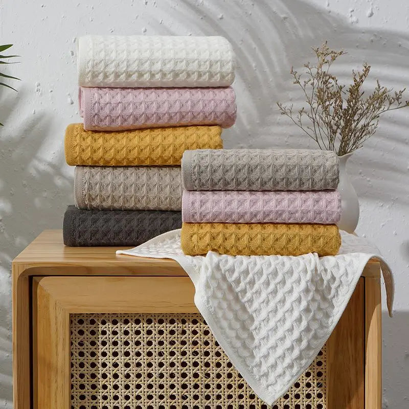 The Organic Cotton Waffle Towel