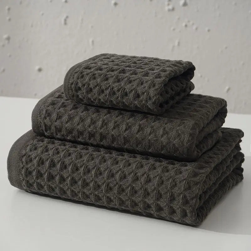 The Organic Cotton Waffle Towel