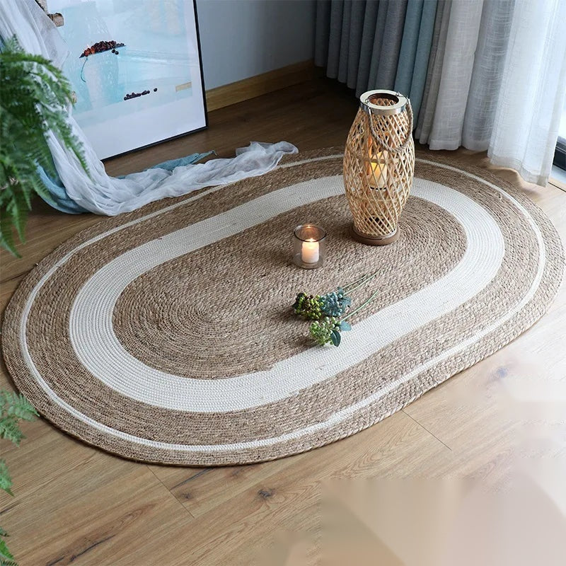 The Minimalist Braided Bamboo Rug