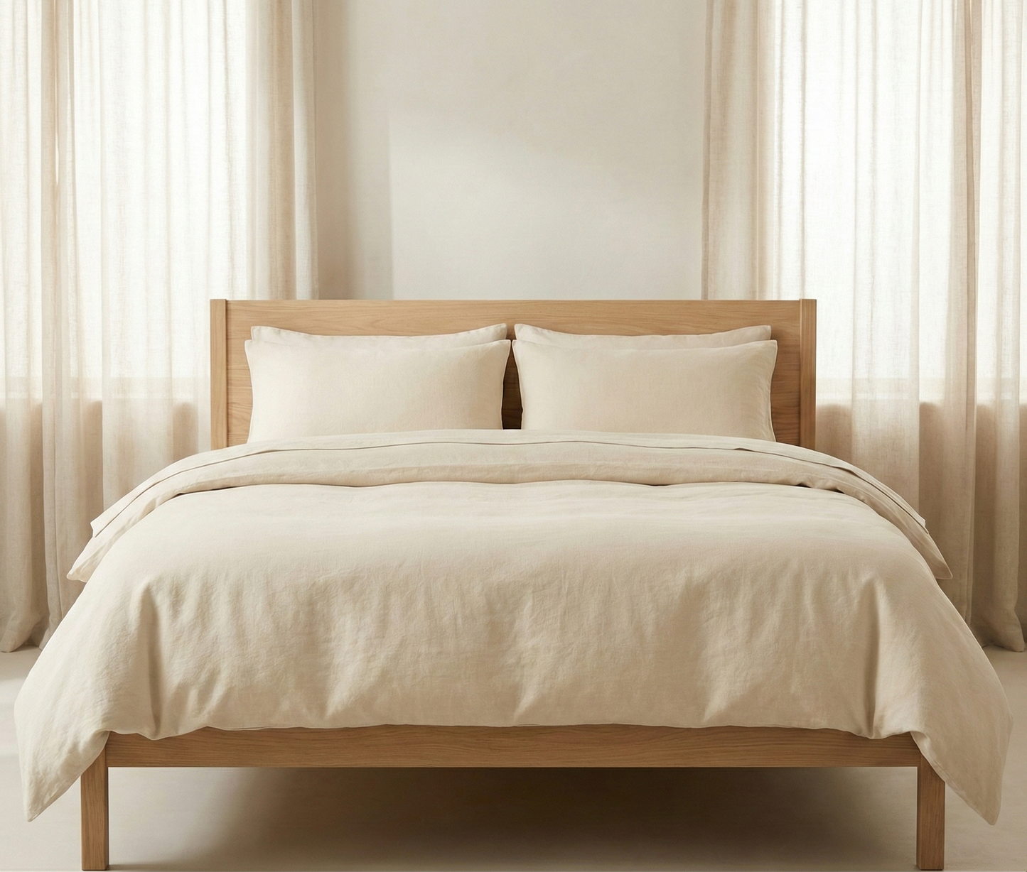 The Linen Cotton Duvet Cover — Natural Breathability-10
