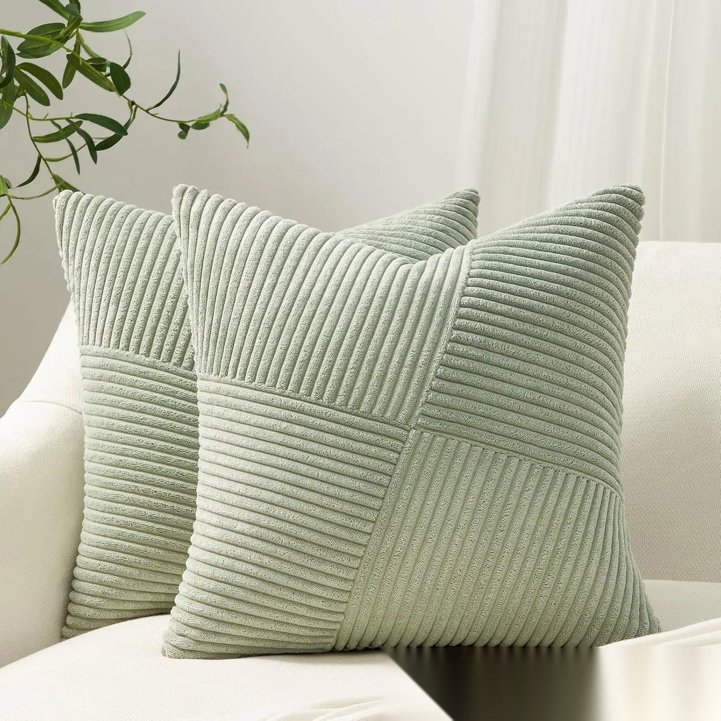 The Organic Textured Throw Pillow Cover