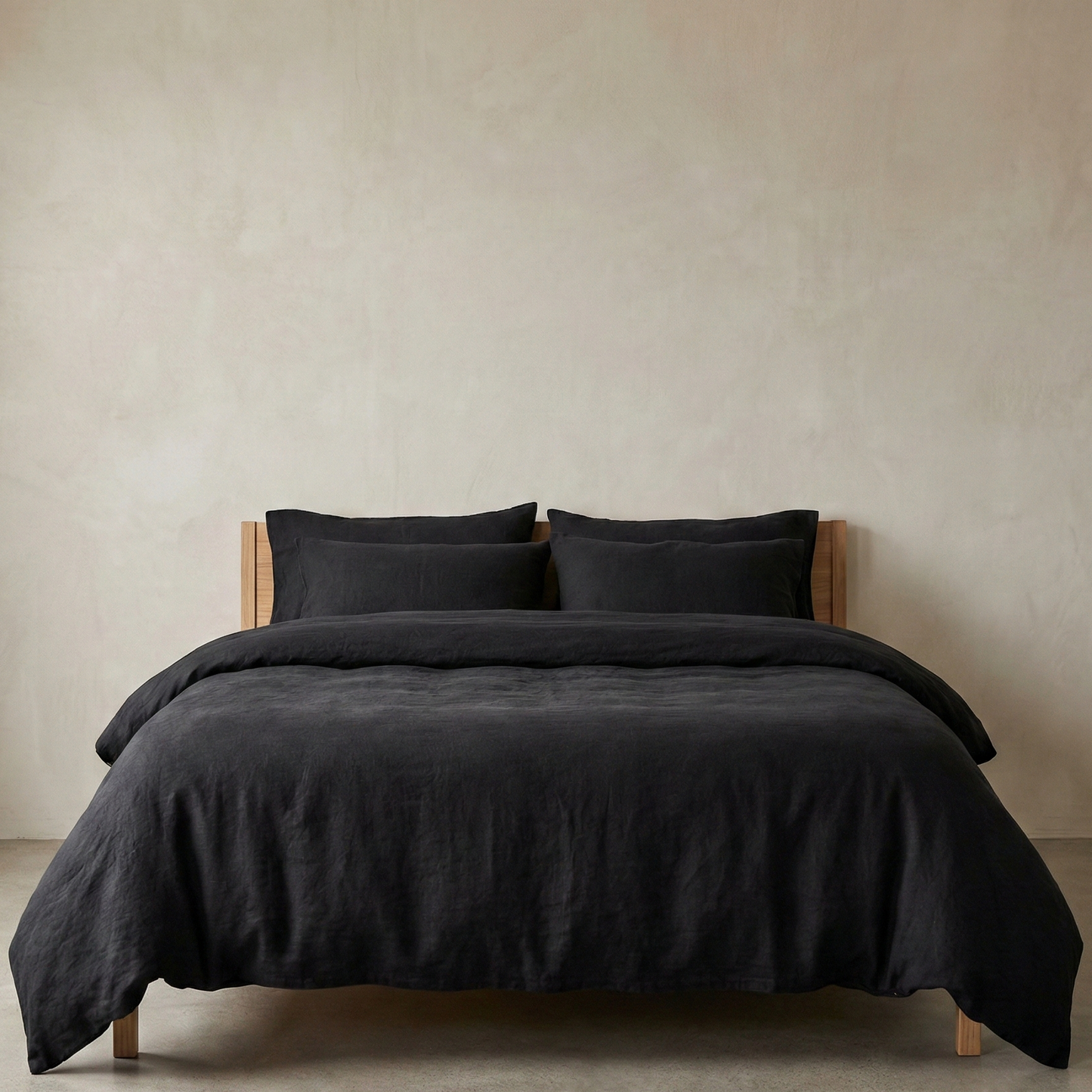 The Linen Cotton Duvet Cover — Natural Breathability-23