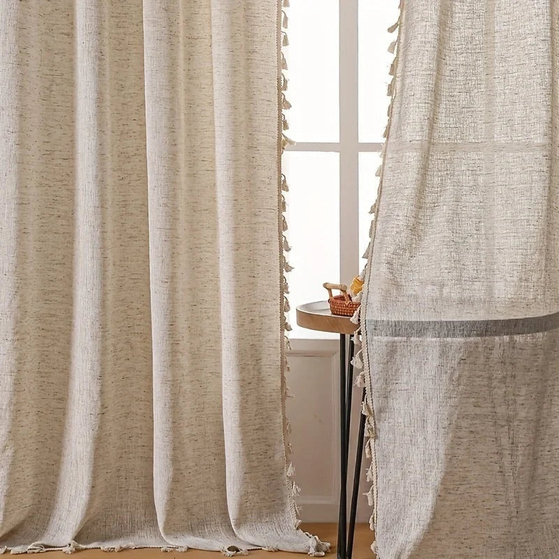 The Organic Linen Drape