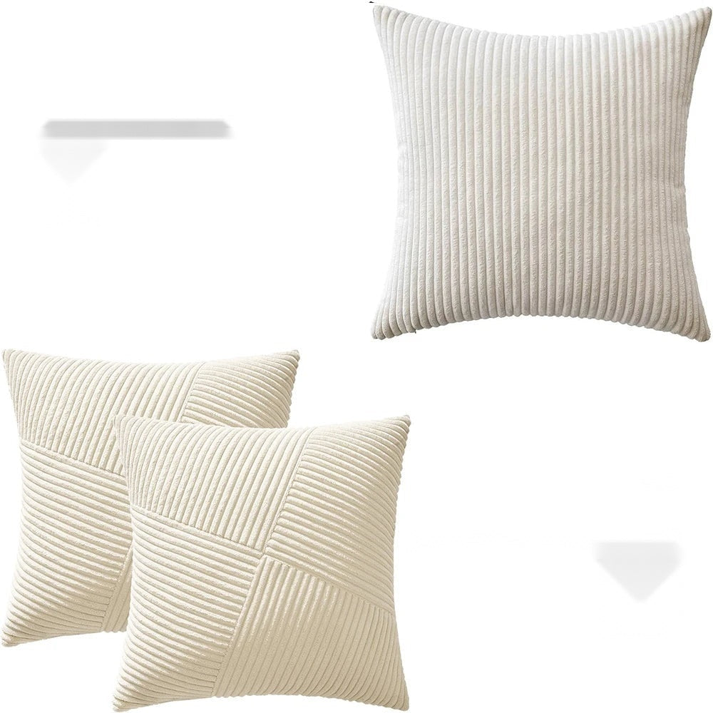 The Organic Textured Throw Pillow Cover