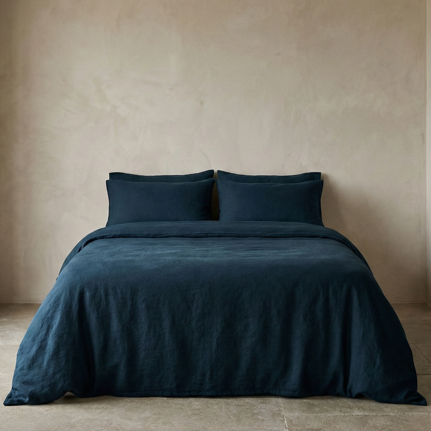 The Linen Cotton Duvet Cover — Natural Breathability-20