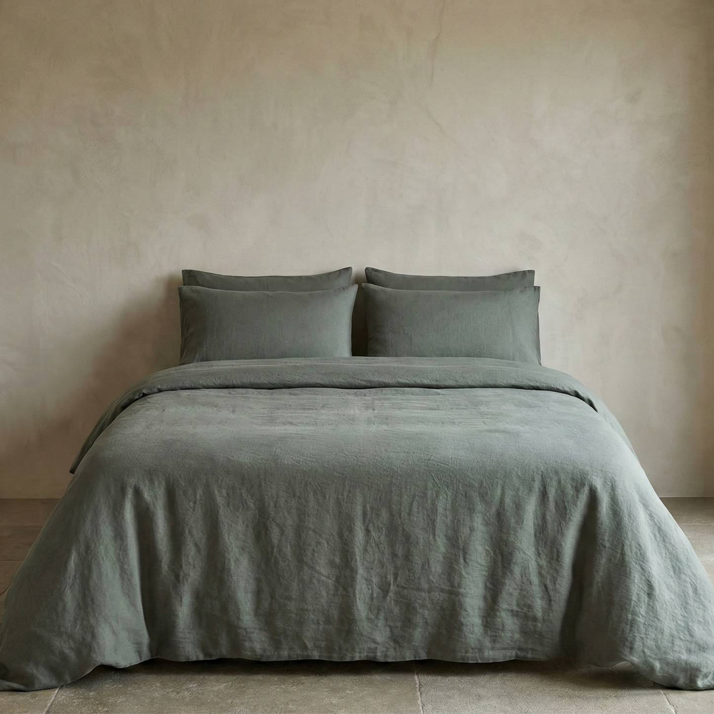 The Linen Cotton Duvet Cover — Natural Breathability-21