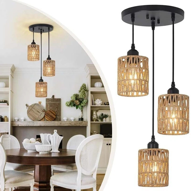 The Organic Woven Pendant Shade