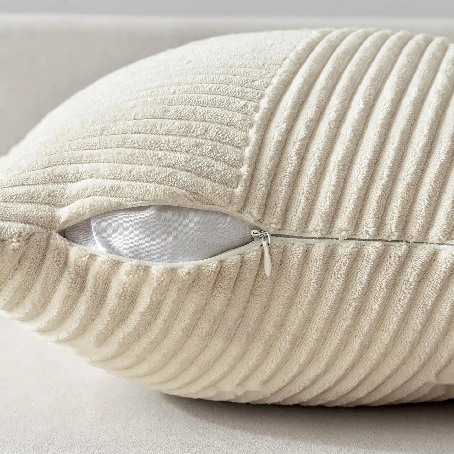 The Organic Textured Throw Pillow Cover