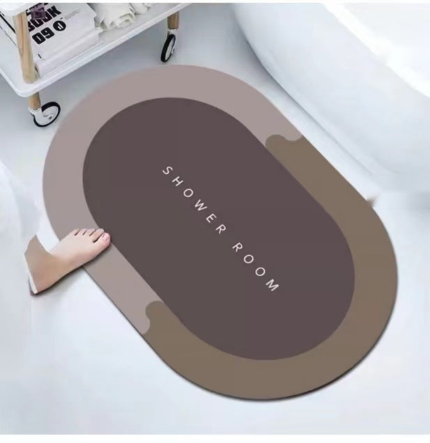 The Cozy Step — Absorbent Diatom Ooze Soft Cushion Quick-Drying Foot Mat for Bath