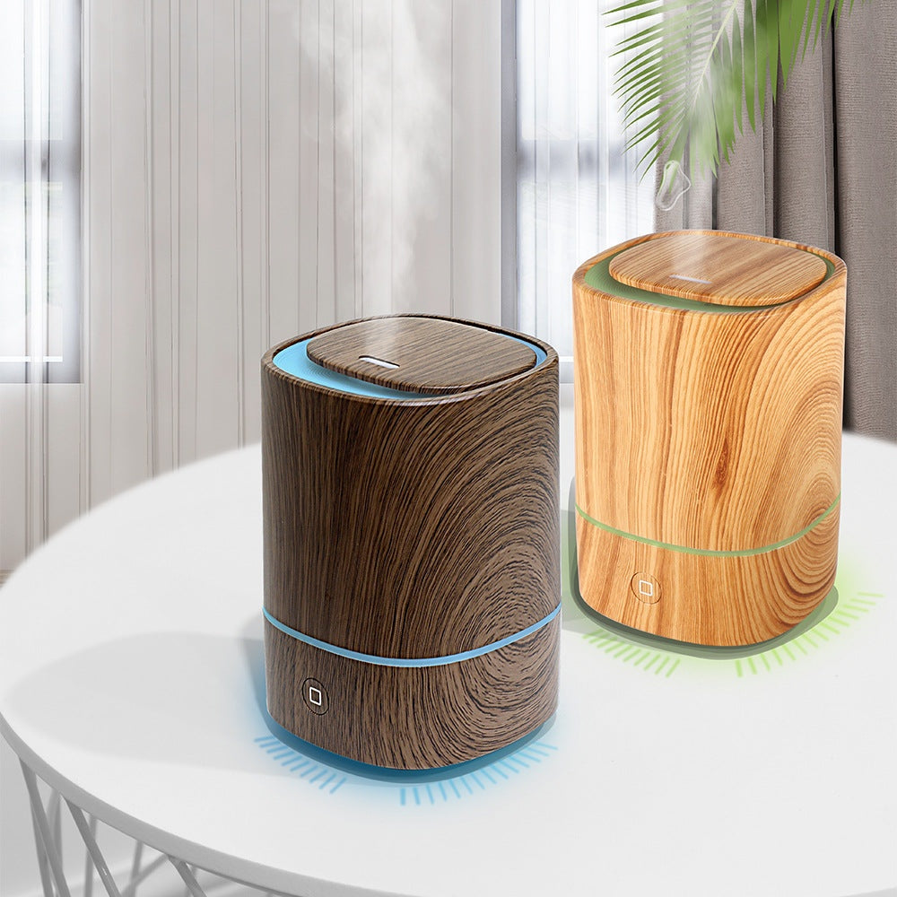The Mist Maker — Household Ultrasonic Car Humidifier with Deep Wood Grain