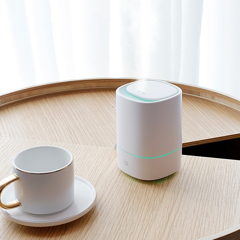 The Mist Maker — Household Ultrasonic Car Humidifier with Deep Wood Grain