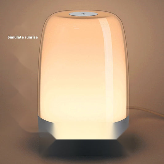 Sunrise Wake-Up Light — smart home device, front view, product photo