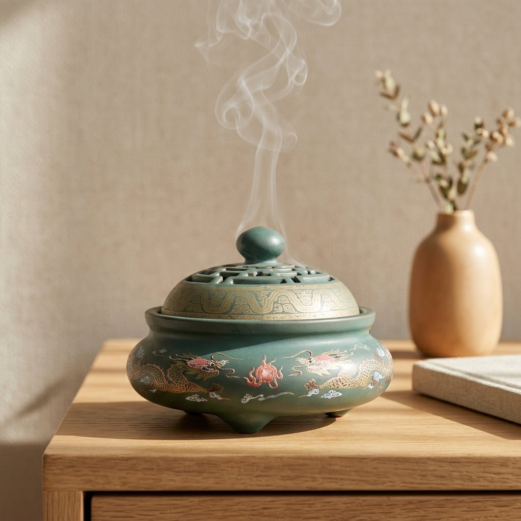 The Japandi Backflow Incense Burner