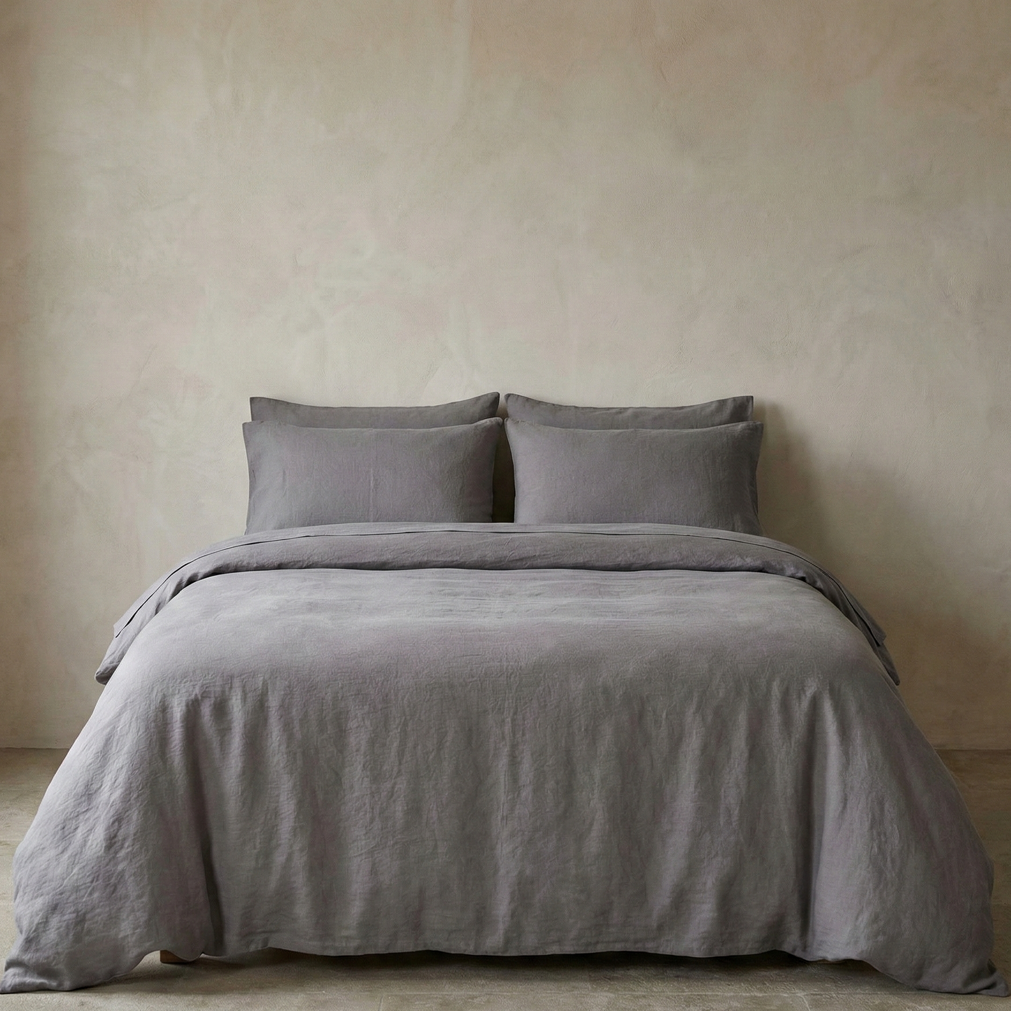 The Linen Cotton Duvet Cover — Natural Breathability-12