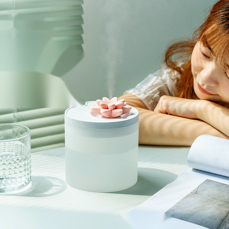 The Lotus Breeze — New Lotus Ultrasonic USB Humidifier (Green)