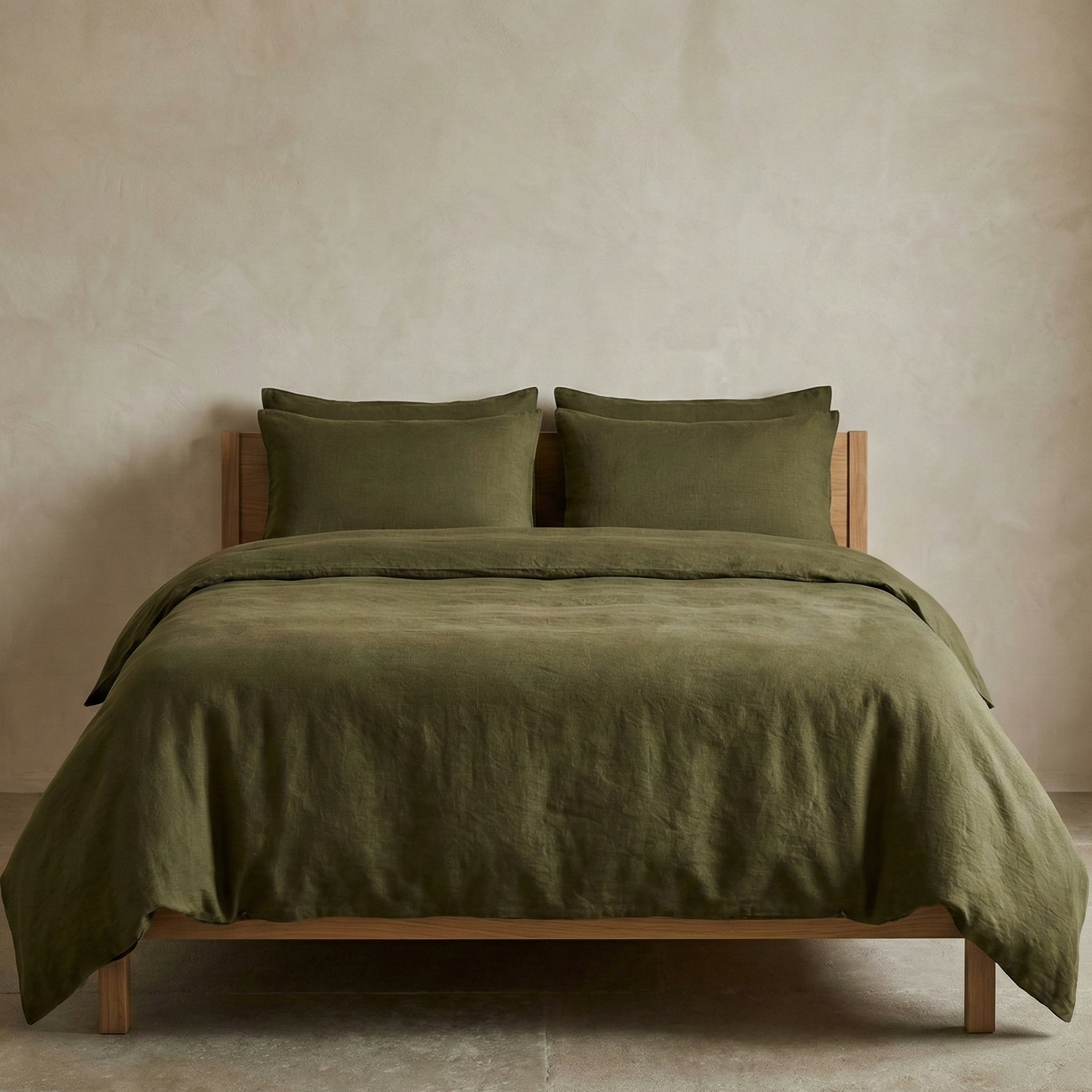 The Linen Cotton Duvet Cover — Natural Breathability-17