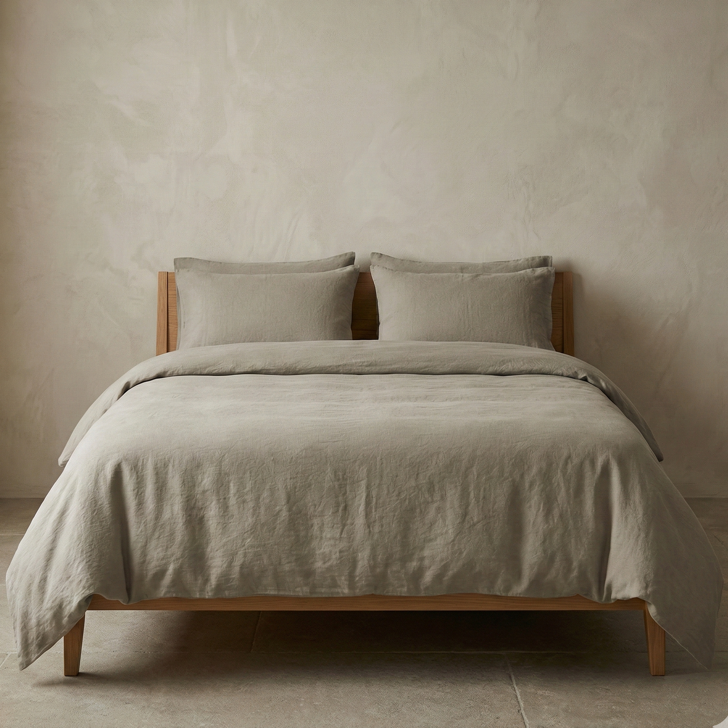 The Linen Cotton Duvet Cover — Natural Breathability-13