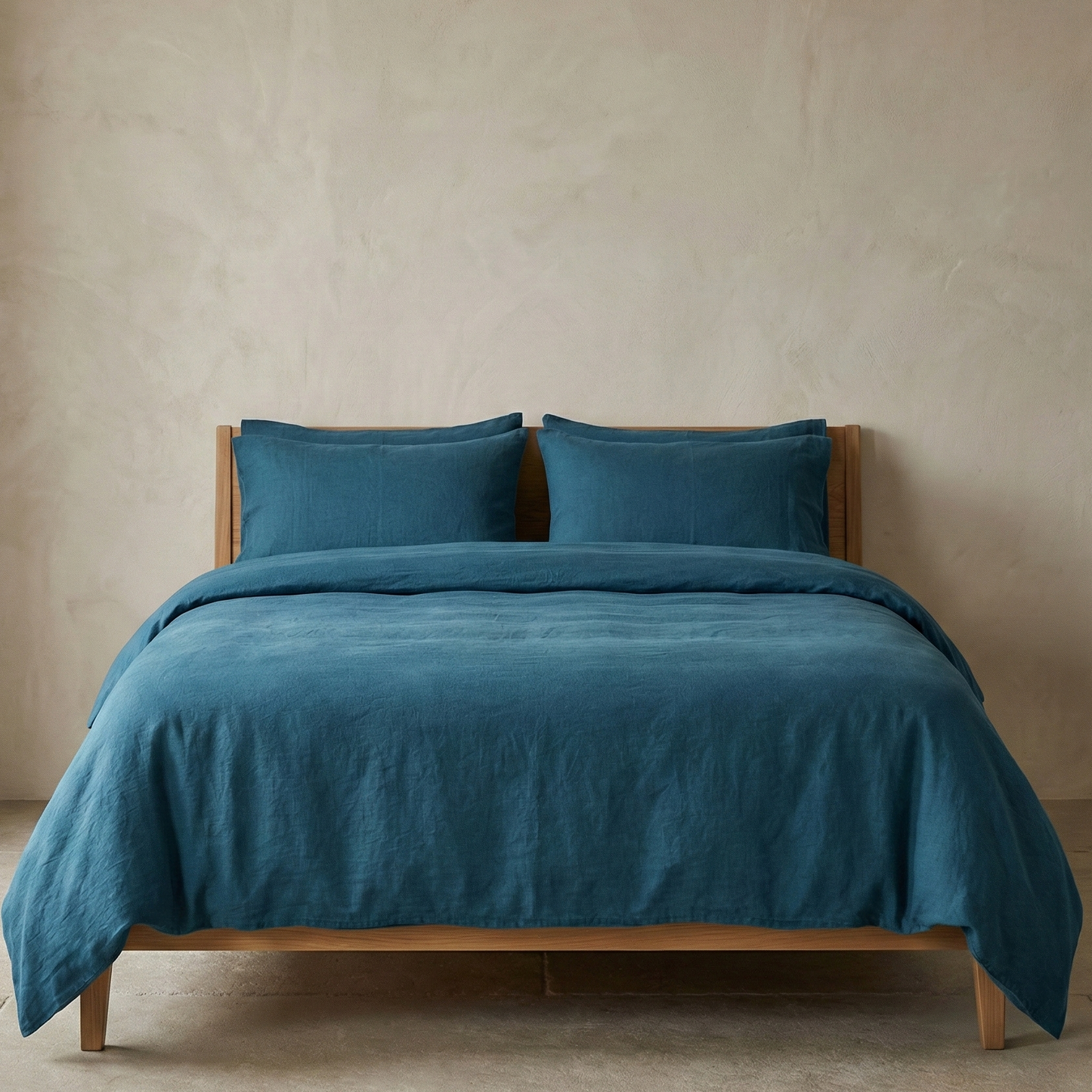 The Linen Cotton Duvet Cover — Natural Breathability-8