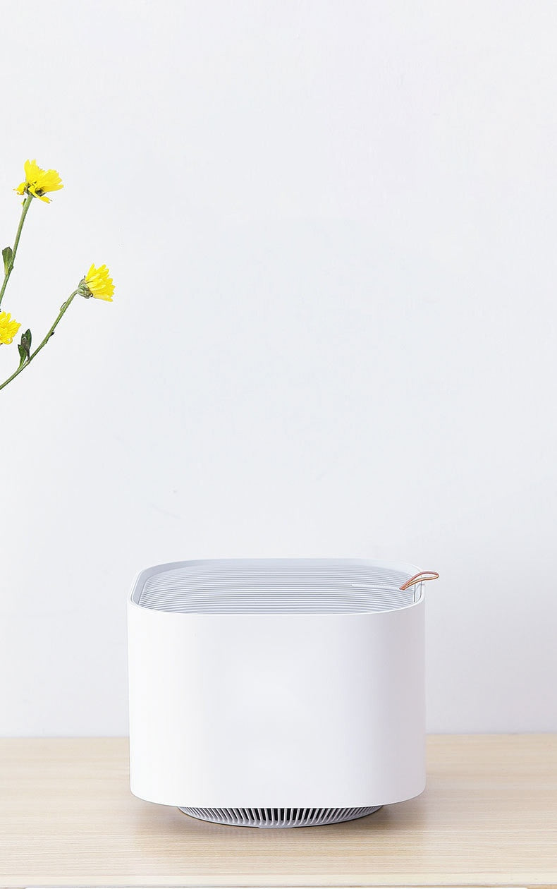 The Pure Breeze — Small Silent Smart Desktop Air Purifier (Grey, USB)