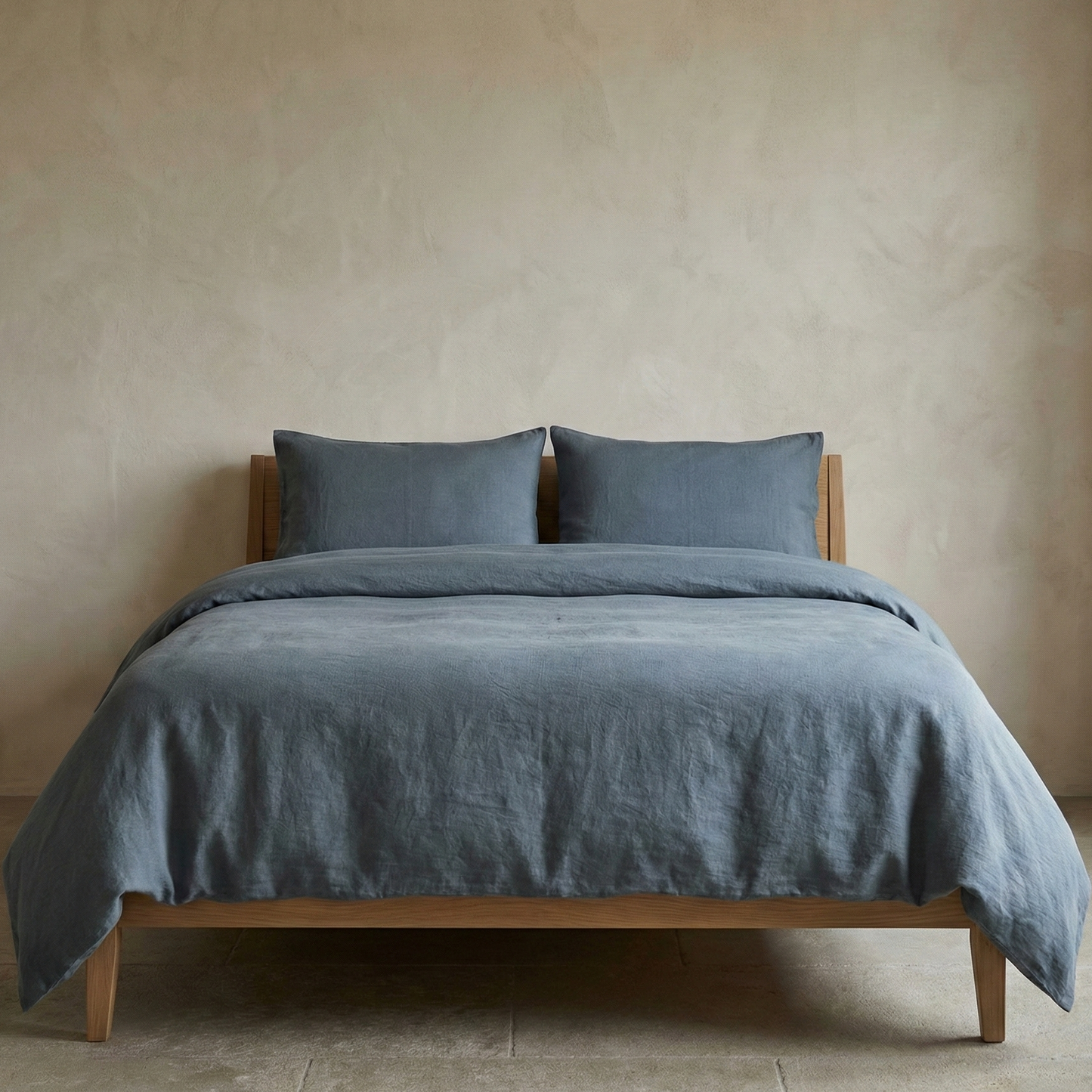 The Linen Cotton Duvet Cover — Natural Breathability-22