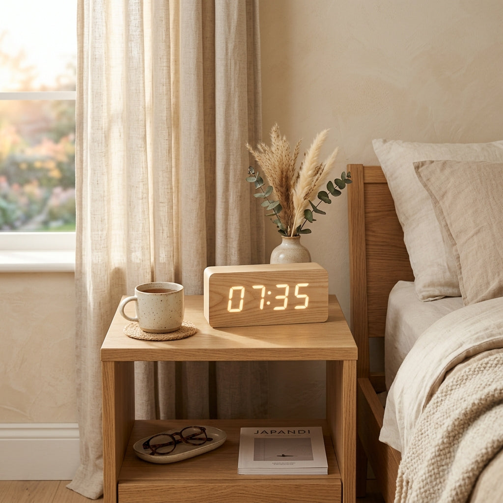 The Essential Wooden Digital Clock